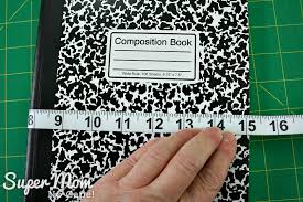 Made from scans of notebook paper and a good 'ol composition book! How To Make A Fabric Book Cover Easy Sew Project