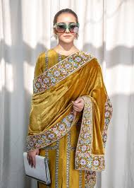 Sun Scape Velvet Dress Designs Indian Designer Outfits Velvet Dresses Outfit