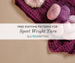 Merino wool fibers can withstand being bent back on. 36 Free Sport Weight Knitting Patterns Weight 2 Allfreeknitting Com