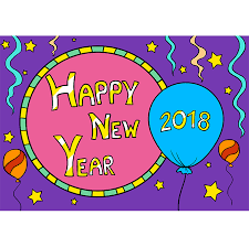 How To Draw Happy New Year 2018 Really Easy Drawing Tutorial