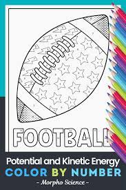 This energy & energy transfer color by number consists of 10 questions covering mechanical, potential, kinetic, chemical, thermal, electrical, light, sound, and nuclear energy. Potential And Kinetic Energy Color By Number Worksheet Kinetic Energy Fun Worksheets Number Fun