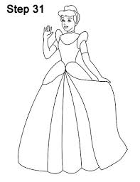 Cinderella Full Body Drawing 31 In 2020 Cinderella Drawing Body Drawing Cute Drawings For Kids