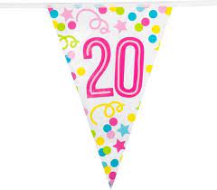 Bol Com Slingers 20 Jaar Confetti 6 Meter
