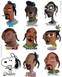 Snoop Dogg Drawn In 9 Different Styles By Dinotomic Follow Us Usemuzli For More Tag A Friend Who Would Li Snoop Dogg Cartoon Styles Hip Hop Artwork