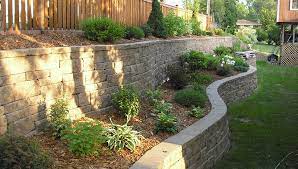 Photo Gallery Sloping Yards Landscaping Retaining Walls Garden Steps Backyard Retaining Wall Ideas