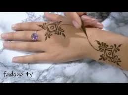 سلسلة تعلمي اسهل نقش الحناء قبل العيد الجزء 2 youtube hand henna simple mehndi designs print tattoos