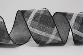 Black And White Plaid Ribbon Wired Excited To Share The Latest Addition To My Etsy Shop Black Plaid Wired Ribbon 2 5 Black White Gray Plaid Fall Dec Fall Decor Wreaths Wired Ribbon Fall Plaid