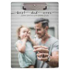 Best Dad Ever Father Day Typography Photo Template Clipboard Zazzle Com Photo Template Best Dad Monogram Template