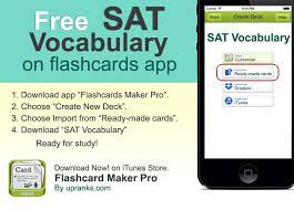 free sat vocabulary flashcards maker pro app on iphone ipad by upranks com college apps words suffixes medical terminology quizlet