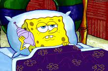 Spongebob In Bed Gifs Tenor