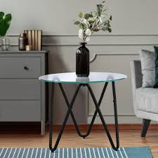 Find the best glass side & end tables for your home in 2021 with the carefully curated selection available to shop at houzz. Artiss Coffee Table Glass End Side Tables High Gloss Display Modern Furniture 50x50cm