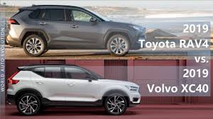 Toyota chr vs rav4 : 2019 Toyota Rav4 Vs 2019 Volvo Xc40 Technical Comparison Youtube