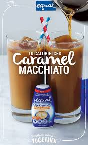 How long would it take to burn off 35 calories of international delight average other flavors classic coffee creamer? Caramel Macchiato Flavor Coffee Creamer Equal Low Sugar Smoothies Yummy Drinks Coffee Recipes