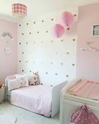 Girls Room Decor Gold Heart Decals Baby Room Decor Girl Bedroom Decor Girls Room Decor
