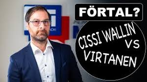 I bakgrunden tittar hennes motpart, journalisten fredrik virtanen, fram. Cissi Wallin Atalet Youtube