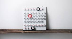 Ring A Date Perpetual Calendar A Vintage Everyday Item Calendar Hanging Calendar Perpetual Calendar