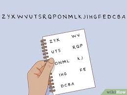 Also known as a retrograde alphabet, it is a relativelys simple cipher . 3 Ways To Learn The Alphabet Backwards Wikihow