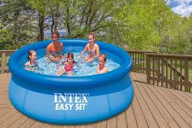 Intex Easy Set Outdoor Swimming Pool 3 Sizes Swimming Pools Intex Pool