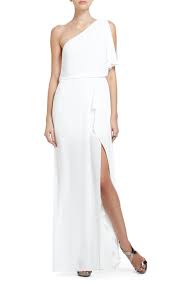Bcbg Max Azria White Goddess Dress Long White Dress White Evening Dress White Dresses For Women