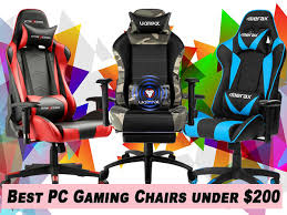 15 Best Gaming Chairs Under 200 Jul 2020 Reviews
