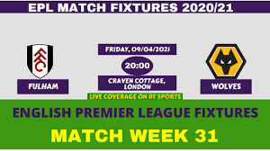 Premier league predictions podcast pinnacle's weekly premier league preview show on soundcloud , spotify and apple podcasts combines betting market data with infogol's performance data to try and find value. Epl 2020 21 Match Week 31 Fixtures English Premier League Week 31 Youtube