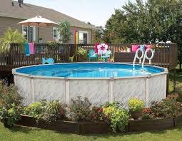 28 Creative Ideas For Landscaping Around Above Ground Pool Above Ground Pool Landscaping Landscaping Around Pool Backyard Pool Landscaping