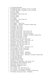 Bmw Fault Code List