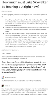 Wow I Can T Believe Episode Viii Lost All Of Its Footage In Homes And On The Internet That S So Weird I Wo Star Wars Humor Star Wars Memes Star Wars Fandom