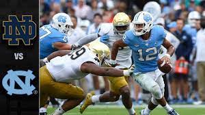 Notre Dame Vs North Carolina Football Highlights 2017 Youtube Carolina Football Football Highlight Notre Dame Football