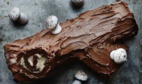 Buche De Noel Recipe Recipe Meringue Mushrooms Buche De Noel Recipes