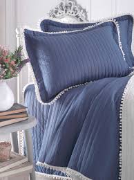 Ponponlu Yatak Ortusu Evim Home Konya Tekstil