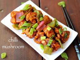 Chilli Mushroom Recipe Chilli Mushroom Dry Mushroom Chilli Recipe