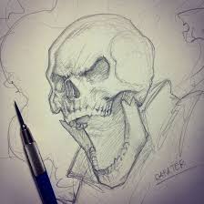 Ghost Rider Sketch Ghost Rider Drawing Ghost Rider Tattoo Marvel Drawings