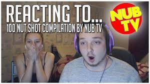 Reacting To 100 Nut Shot Compilation By Nub TV - YouTube