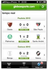 Domingo, 23 de maio de 2021. Globoesporte Com Lanca Aplicativo De Futebol Para Iphone E Ipod Touch Blog Do Iphone