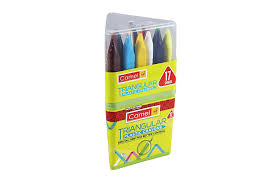 Camlin Triangular Plastic Crayon 17 Shades
