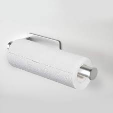 Wrap organizer rack holder foil wall mount cabinet door pantry kitchen storage. Kitchen Roll Holder Self Adhesive Dispenser Paper Towel Holder Under Cabinet No Drilling Wall Mounted Space Aluminum Buy Online In Aruba At Aruba Desertcart Com Productid 204041672