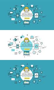 Smm Hero Banner Set Banner Design Concept Design Banner