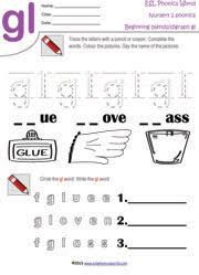 Ending sounds worksheets for simple blending cvc words practice and a ton of cutting and pasting fun! Beginning Consonant Blend Worksheets Two Letter Blend Phonics