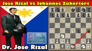 At the rizal monument in luneta, manila vice mayor honey lacuna led the wreath laying ceremony on saturday morning, according to a report by carlo rizal, a medical doctor, was born on june 19, 1861 in calamba, laguna. The Alleged Game Of Dr Jose Rizal Philippines National Hero Against Johannes Zukertort Youtube