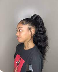 Black Women Hair 7469 Virgin Hair Black Ponytail Hairstyles High Ponytail Hairstyles Weave Ponytail Hairstyles