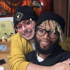 Kendrick Lamar with his family