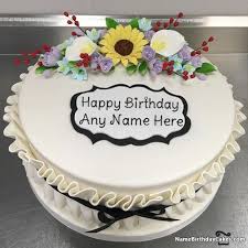 Happy Birthday Cake Images For Her Free Wish Birthday To Your Girlfriend In A Romantic Way Get Free Romantic Birthday Cake For Girlfriend With Name And Photo Show Her How Much She Means To You