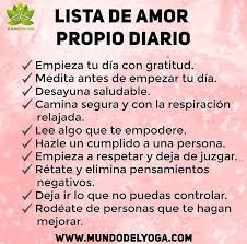 Lista De Amor Propio El Mundo Del Yoga Consejos Para Ser Feliz Amor Propio