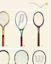 Tennis Art Evolution Of The Tennis Racket Tennis Poster Etsy Tennis Art Tennis Posters Unique Poster