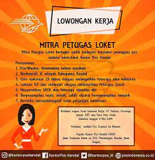 We did not find results for: Lowongan Kerja Loker Mitra Petugas Loker Pos Indonesia Kendal Mei 2019