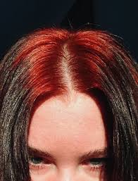 What if bleached hair turns green after dyeing? Black Hair With Red Roots Underlights Hair Red Roots Hair Black Hair Dye