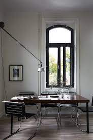 The fixture produces up to 60 watts of ambient light. A Cool Way To Light A Dining Room Without A Ceiling Light Dining Room Lighting Ceiling Lamp Dining Room Dining Room Floor Lamp