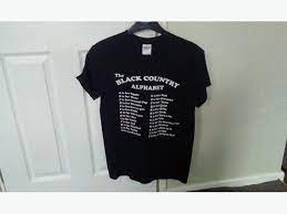 Test your knowledge on this language quiz and compare your score to others. T Shirt Black Country Alphabet Dudley Wolverhampton
