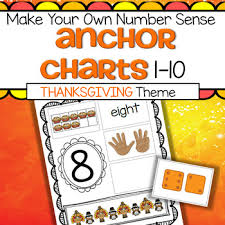 Thanksgiving Numbers Make Your Own Anchor Charts 1 10